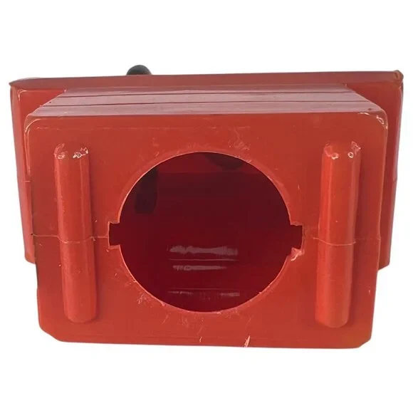 Vintage Snoopy On Red Doghouse Piggy Bank Chex Party Mix Plastic Peanuts - Picture 5 of 12